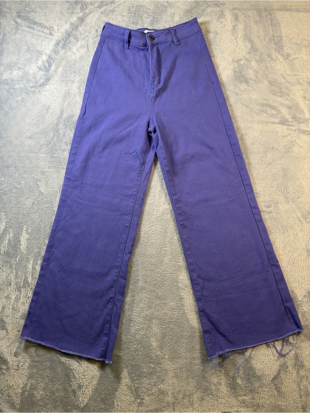 Anniewear High-Waist Wide-Leg Jeans in vibrant Violet #3104